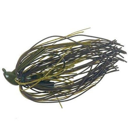 Buckeye Mop12Bb Mop Jig WWeedguard 12 Oz, 50 Hook, BlackBlue BEL-MOPJBB12